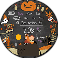 BFF39-Halloween Pumpkin Autumn