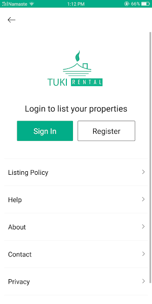 Tuki Rental Screenshot 2