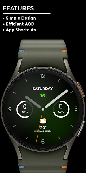 Night ver 55 - watch face Screenshot 1