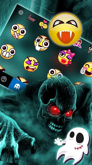 Zombie Skull Keyboard Screenshot 3