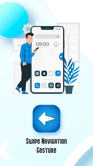 Swipe Navigation Gesture Screenshot 0