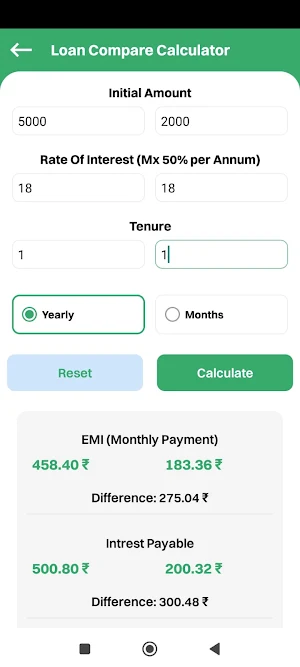 Cashle Loan Emi Calculator Screenshot 3