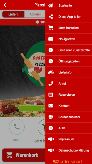 Pizzeria Amiro Screenshot 2