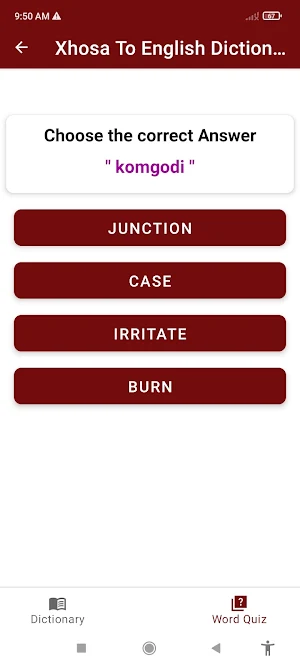 Xhosa To English Dictionary Screenshot 2