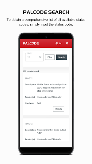 PALFINGER Palcode Screenshot 0