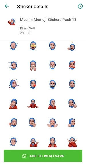 Muslim Memoji Stickers Screenshot 3