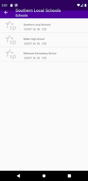 Southern Local Schools Screenshot 2