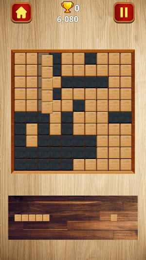 Classic Wood Block Puzzl-Woody Screenshot 2