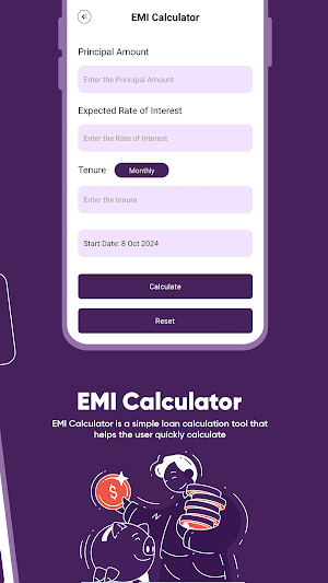 Loancash - Emi Loan Calculator Screenshot 1