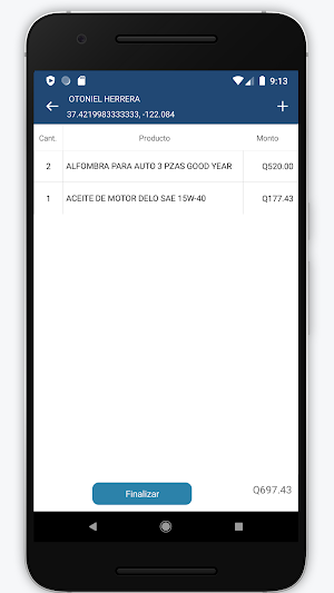 Invex Ruteo Screenshot 3