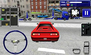 Car Transporter Parking 3D Screenshot 0