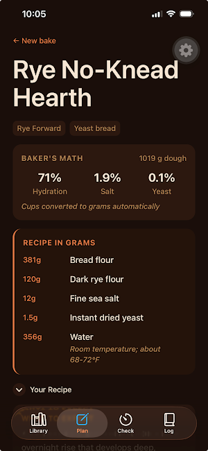 BreadAdvisor — Plan & Bake Screenshot 2