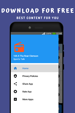 105.5 The Roar Clemson Radio Screenshot 1