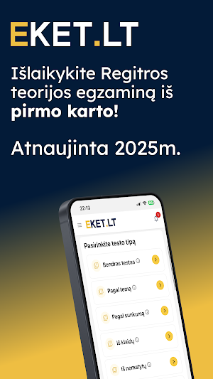 EKET Bilietai 2025 KET Testai Screenshot 0