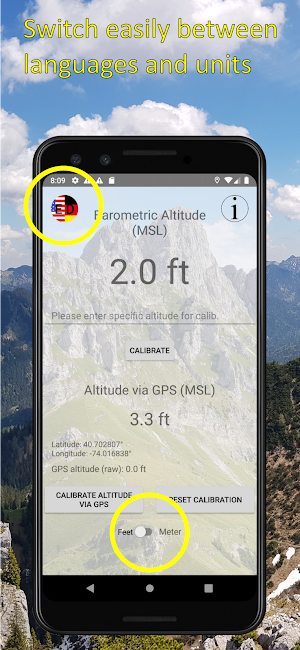 MountainMeter Screenshot 2