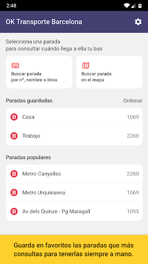Barcelona Bus Tiempo Real Screenshot 2