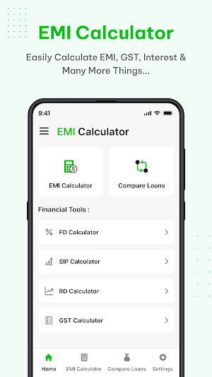 EMI Calculator - Finance Tool Screenshot 0