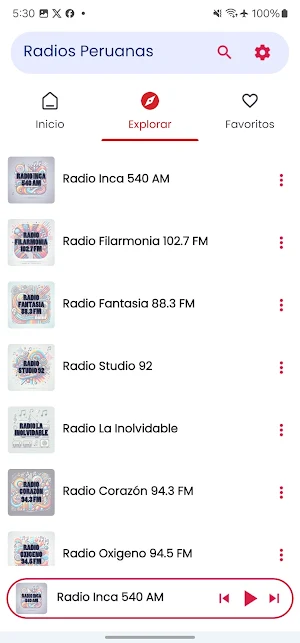 Radios Peruanas Screenshot 2