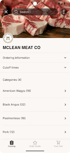 McLean Meat Co. Screenshot 2