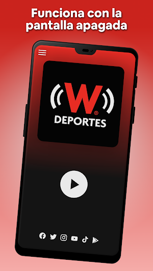 W Deportes Radio Screenshot 2