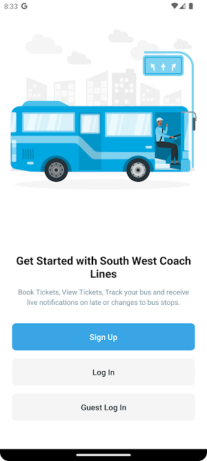 SWCL Express Coach Travel Screenshot 0