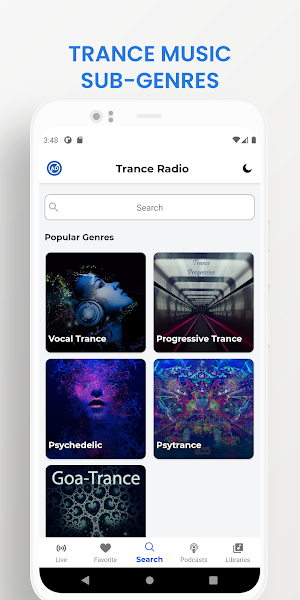 Trance Radio: Vocal Psy Goa Progressive Music Screenshot 2