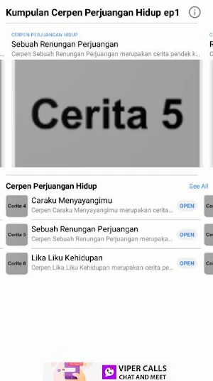 Kumpulan Cerpen Perjuangan Hid Screenshot 2
