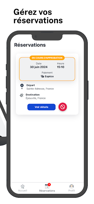 LE HAVRE VTC Screenshot 2