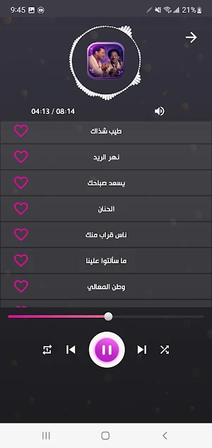 جميع اغاني ثنائي العاصمة دون ت Screenshot 3