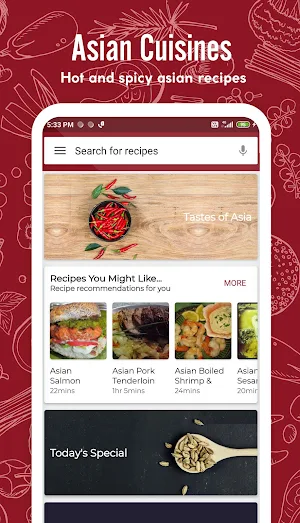 Asian Recipes Screenshot 0