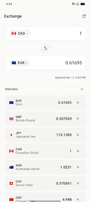 Libra Rate Converter Screenshot 1