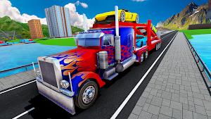 Insane Car Transport TruckGame Screenshot 2