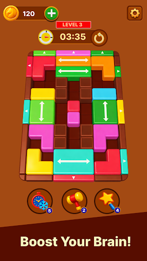 Amaze Wooden Block Puzzle Screenshot 1