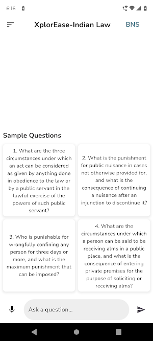 XplorEase Indian Law Screenshot 2