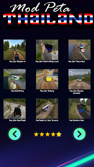 Mod Peta Bussid Thailand Screenshot 2