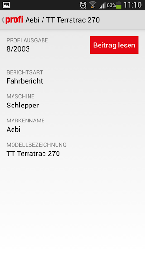 profi Landtechnik testfinder Screenshot 3
