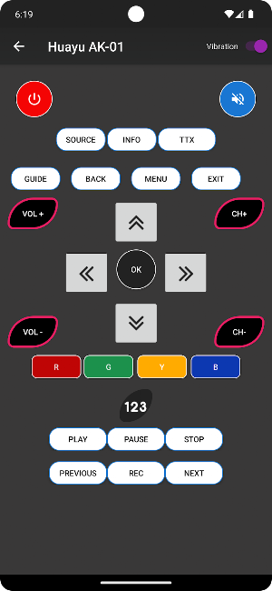 Remote for Huayu Tv Screenshot 2