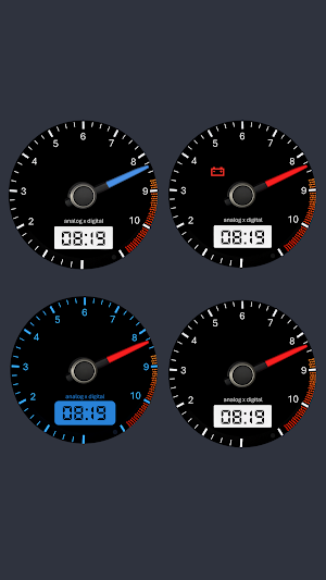 German car style watchface WB1 Screenshot 1