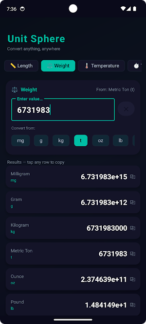 Unit Sphere Screenshot 1
