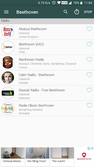 Classical Music Radio Screenshot 2