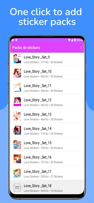 stikers for love Screenshot 3