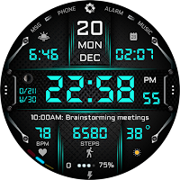 A435 Digital Health Watch Face