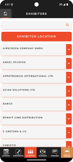 CineEurope Convention Screenshot 3