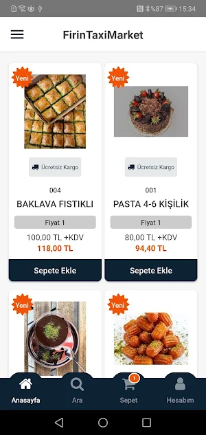 Fırın Taxi Market Screenshot 1