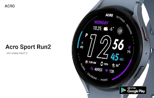 ACRO Sport Run2 Watchface Screenshot 2