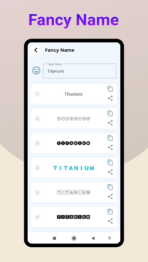 Pro Nickname Generator - Name Style Creator Screenshot 3