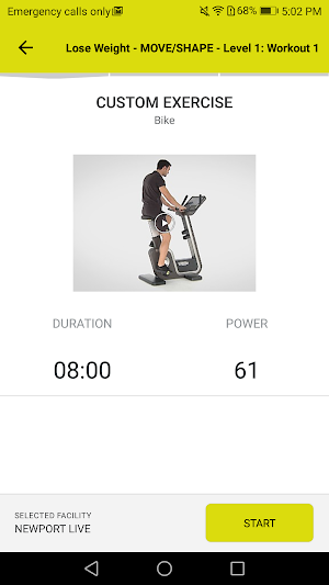 Newport Live Healthy & Active Screenshot 2