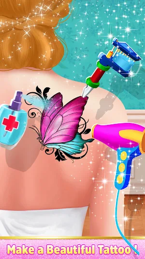 Girls Nail Art Fashion Salon Screenshot 1