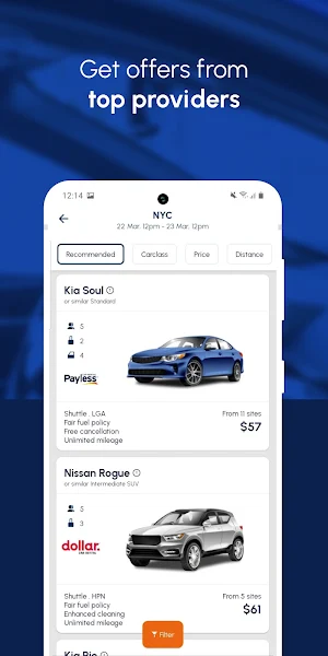 Rent a Car・Cheap Rental Cars Screenshot 3