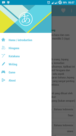 Hiragana Katakana (Indonesia) Screenshot 0